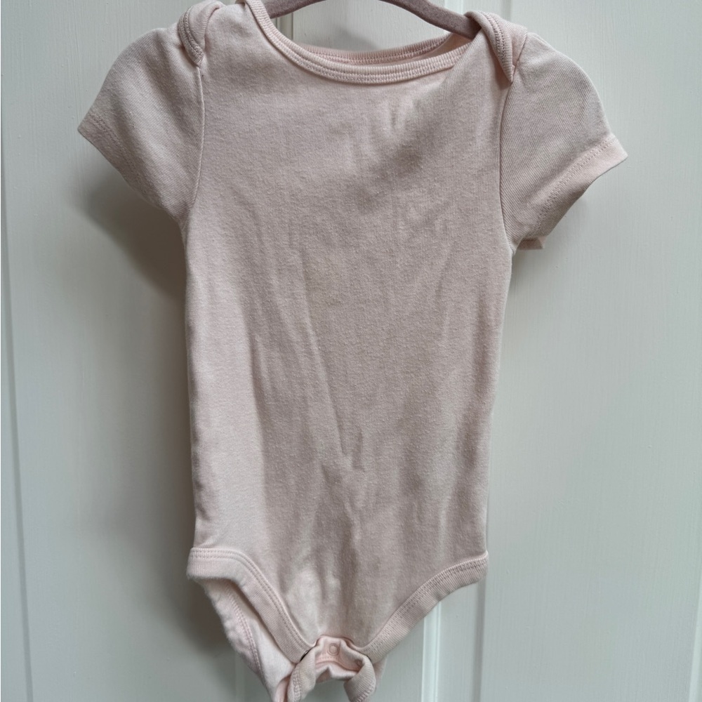 Cloud Island 12M Girls Light Pink Bodysuit One Piece